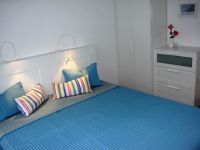 Old string factory - blue apartment 1 - cupboard, dresser and cupboard safe in the bedroom